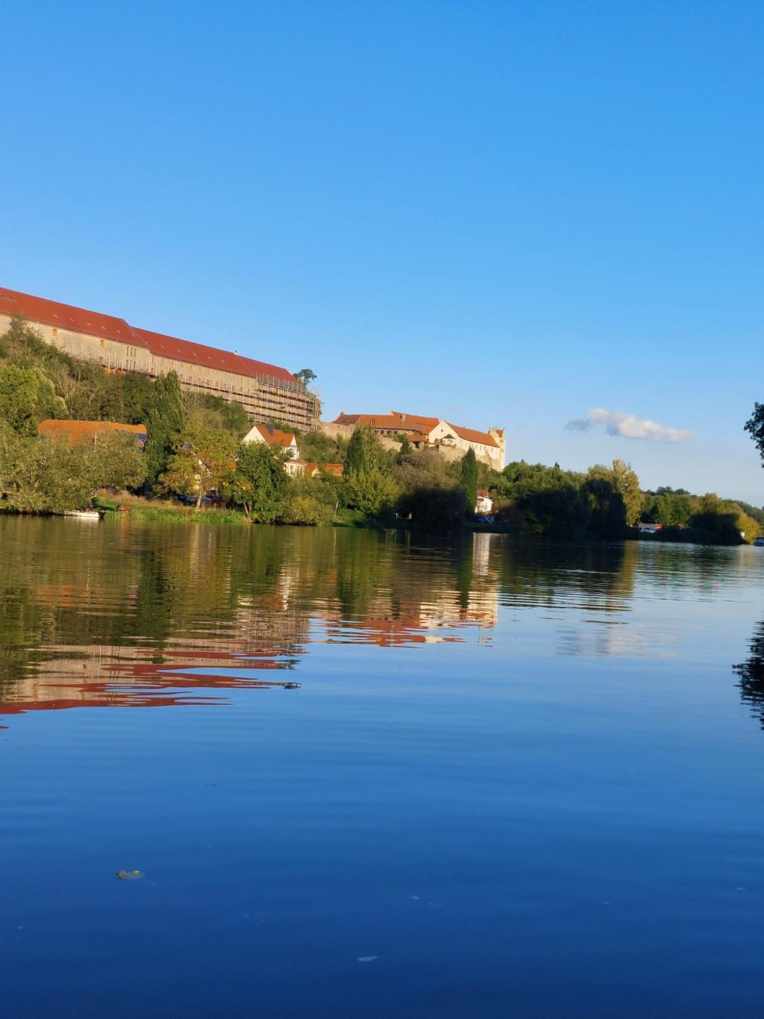 Ferienhaus Saaleblick Wettin Esterno foto