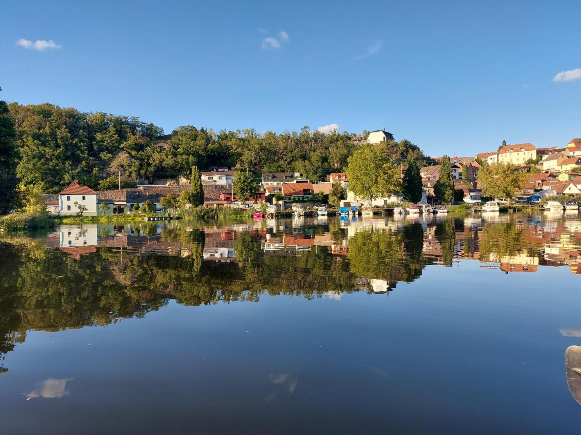 Ferienhaus Saaleblick Wettin Esterno foto
